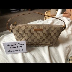 Gucci GG Monogram Pochette Boat Bag